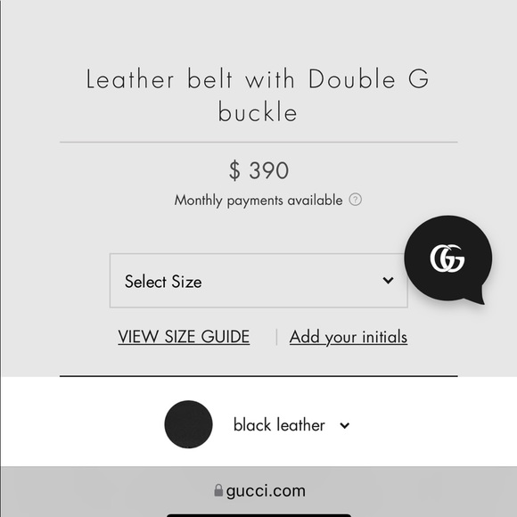 Women’s Authentic Gucci Belt
